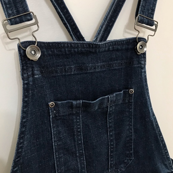 Forever 21 Dark Wash Overalls - Picture 1 of 11